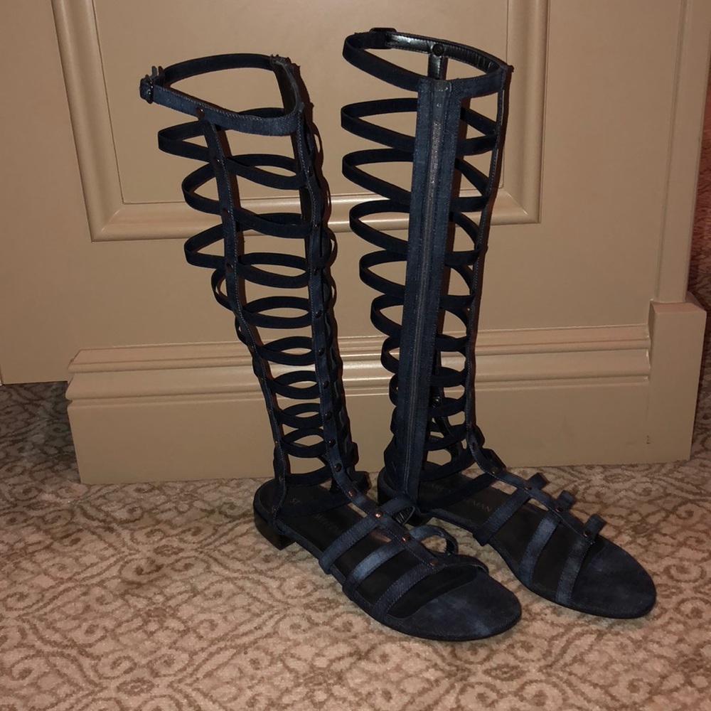 Stewart Weizmann Gladiator Sandals size 38 / 8